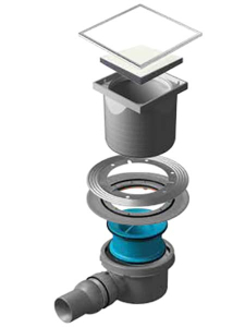 Душевой трап Pestan Confluo White Glass 1 Large