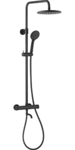 Душевая стойка Armatura Moza Black KFA-MozaB-2 с термостатом