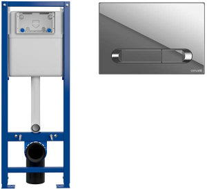 Инсталляция для унитаза Cersanit Vector S-IN-MZ-VECTOR с кнопкой Estetica 64110