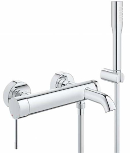 Смеситель для ванны Grohe Essence+ 33628001 с душевым гарнитуром