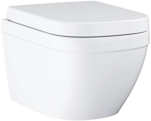 Подвесной унитаз Grohe Euro Ceramic 39554000 безободковый