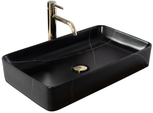 Умывальник Rea Denis Black Stone REA-U6510