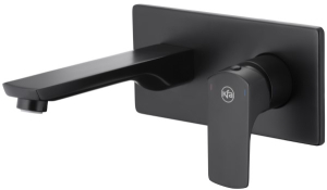 Смеситель встраиваемый Armatura Mokait Black 5539-810-81 для умывальника