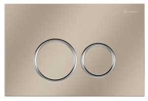 Кнопка для инсталляции Caprigo Dew-R ABS DA001-champagne/crm