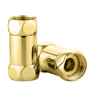 Комплект прямых американок 1"x1/2" Г/Г золото