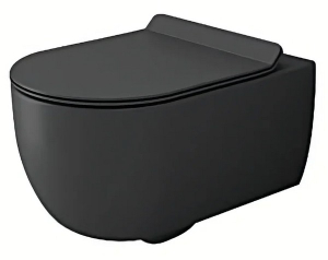 Подвесной унитаз Bocchi V-Tondo Compacto Rimless черный