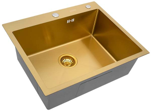 Кухонная мойка Arfeka Eco AR 60 Golden PVD Nano