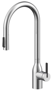 Смеситель для кухонной мойки Paulmark Universal Un213880-BS / Un213880-CR с подключением к фильтру воды