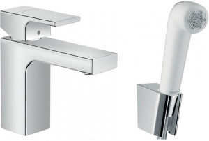 Смеситель для умывальника Hansgrohe Vernis Shape 71216000 с гигиеническим душем