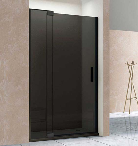 Душевая дверь Vincea Extra VDP-1E тонированная профиль черный