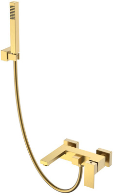 Смеситель для ванны Boheme Qubic Gold 473-G / Matt Gold 473-MG