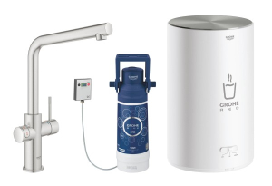 Смеситель для кухонной мойки Grohe Red Duo 30327001 / 30327DC1 в комплекте с бойлером