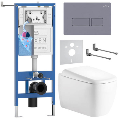Комплект инсталляции 6 в 1 Roxen StounFix Dual Fresh 968505 с аромадозатором