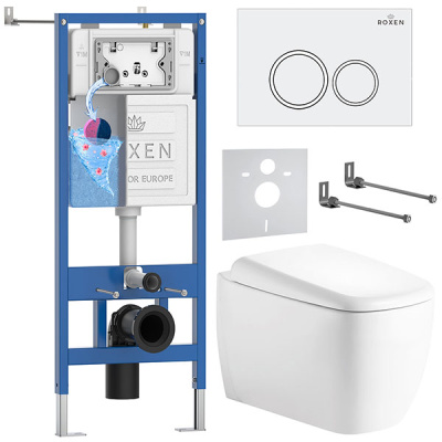 Комплект инсталляции 6 в 1 Roxen StounFix Dual Fresh 968507 с аромадозатором