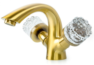 Смеситель для умывальника Boheme Crystal 311-CRST