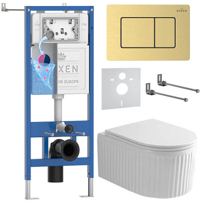 Комплект инсталляции 6 в 1 Roxen StounFix Dual Fresh 968299 с аромадозатором