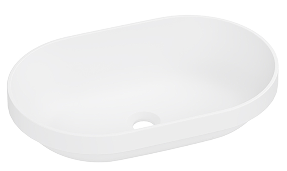 Умывальник Canterno Гранда 560 овал Solid Surface
