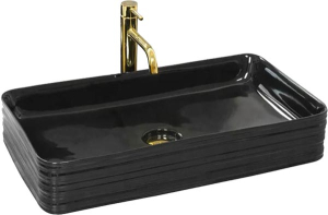 Умывальник Rea Mezo Black U7915