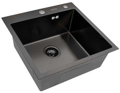Кухонная мойка Arfeka Eco AR 50 Black PVD Nano / Nano Decor / Nano Decor Millet Grains / Nano Decor Volcanic Rock