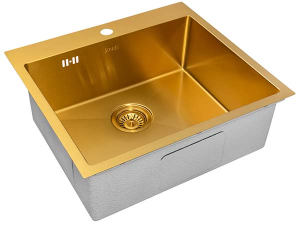 Кухонная мойка Zorg ZRN 5055 Nano PVD Gold