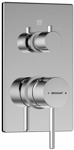 Смеситель скрытого монтажа Bravat Arc P69193C-ENG (3 функции)
