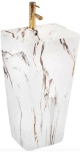 Умывальник Rea Aris Marble U6906 напольный