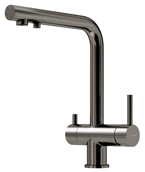 Смеситель для кухонной мойки Sancos Foster SC4014GG с подключением к фильтру воды