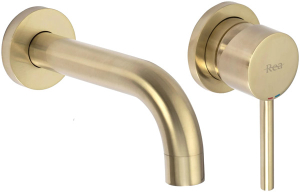Смеситель встраиваемый Rea Lungo Gold Mat REA-B8652