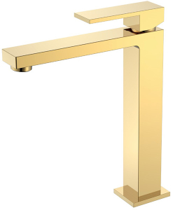 Смеситель для умывальника Boheme Qubic Gold 472-G / Matt Gold 472-MG
