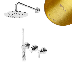 Душевая система скрытого монтажа Bruma Elo Leaf 1673615SR Sunrise