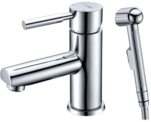 Смеситель для умывальника WasserKraft Main 4108 с гигиеническим душем