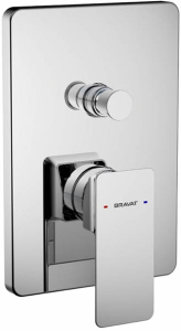 Смеситель скрытого монтажа Bravat Phillis PB856101CP-2-ENG (2 функции)