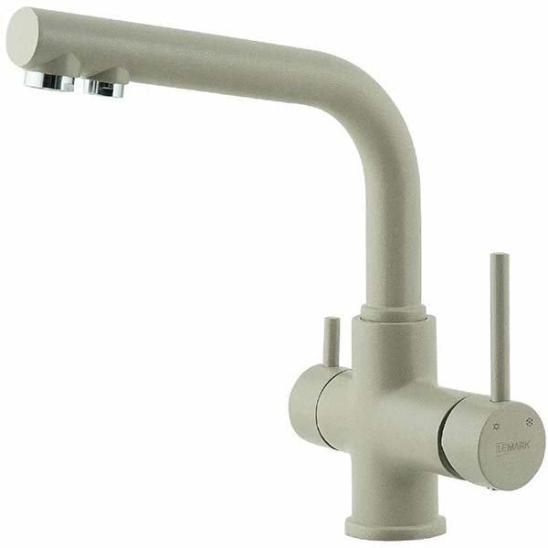Смеситель для кухонной мойки Lemark Comfort LM3061PGR с подключением к системе очистки воды