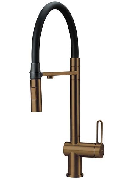 Смеситель для кухонной мойки Deante Magnetic Bronze Br BRM_C75M с подключением к фильтру воды