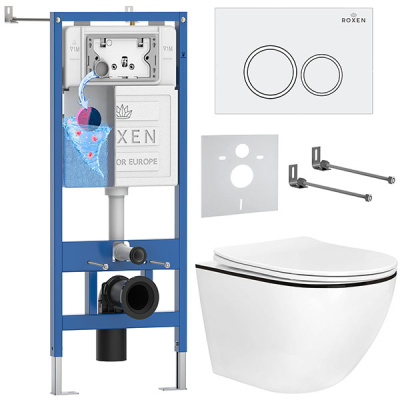 Комплект инсталляции 6 в 1 Roxen StounFix Dual Fresh 964631 с аромадозатором