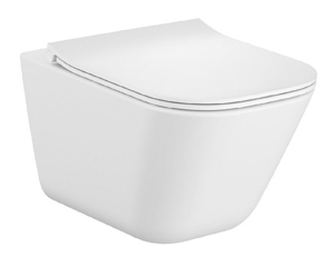 Подвесной унитаз Roca The Gap Clean Rim безободковый с крышкой Ultra Slim 801472003
