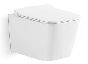 Подвесной унитаз CeramaLux NS5170 безободковый (с крышкой SoftClose)