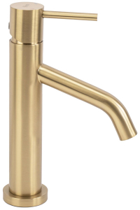 Смеситель для умывальника Rea Level gold matt B6218