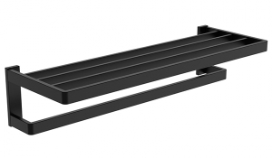 Полка для полотенец с держателем Abber Westen AA1758B