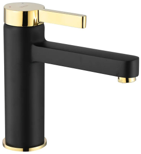 Смеситель для умывальника Rea Polo Black Gold REA-B9977