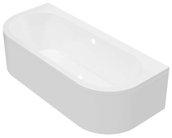 Акриловая ванна Bonito Home Aura в комплекте с ножками
