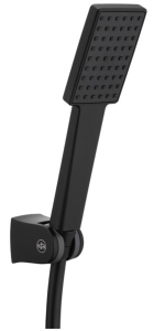 Душевая лейка со шлангом Armatura Logon Black 841-230-81