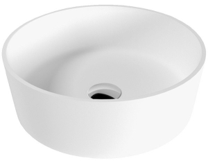 Умывальник Whitecross Agate белый матовый Solid Surface