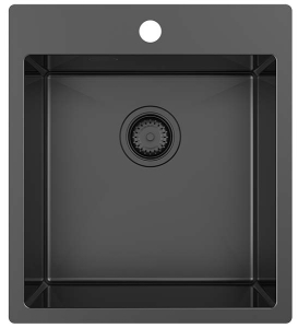 Кухонная мойка Zorg ZRN 5045 Premium PVD Gunblack