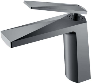 Смеситель для умывальника Boheme Venturo 371-SGM Shine Gun Metall