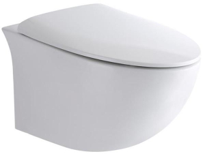 Подвесной унитаз CeramaLux 2297 безободковый (с крышкой SoftClose)