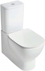 Напольный унитаз Ideal Standard Tesi AquaBlade T008201 безободковый с бачком и крышкой SoftClose
