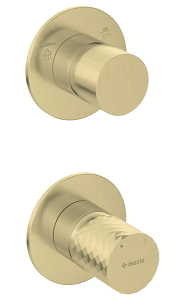 Смеситель встраиваемый Deante Silia Hexa Gold BR BHS R44P (2 функции)
