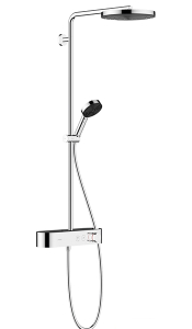 Душевая стойка Hansgrohe Pulsify Showerpipe 260 1jet 24220000 с термостатом