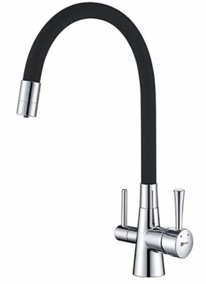 Смеситель для кухонной мойки Lemark Comfort LM3075BL / LM3075C / LM3075B / LM3075GM с подключением к системе очистки воды
